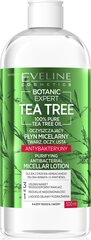 Мицеллярный лосьон EVELINE Botanic Expert TEA TREE, 500 мл цена и информация | Средства для очищения лица | pigu.lt