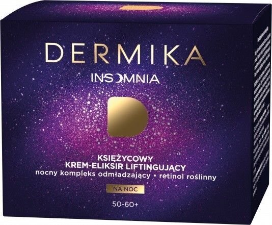 Naktinis veido kremas Dermika Insomnia 50-60+, 50 ml kaina ir informacija | Veido kremai | pigu.lt