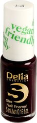 Nagų lakas Delia Cosmetics Vegan Friendly Size S, nr 225 Black Berry, 5ml kaina ir informacija | Nagų lakai, stiprintojai | pigu.lt