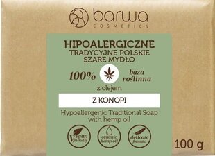 Гипоаллергенное традиционное польское мыло Barwa, 100 г цена и информация | Мыло | pigu.lt