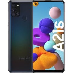 Мобильный телефон Samsung Galaxy A21s, 128 ГБ, Dual SIM, черный цена и информация | Мобильные телефоны | pigu.lt