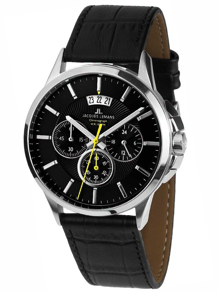 Laikrodis Jacques Lemans 1 1542A kaina ir informacija | Vyriški laikrodžiai | pigu.lt