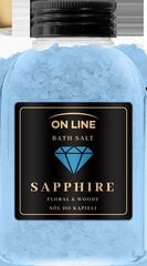 Vonios druska On Line Sapphire, 600 g kaina ir informacija | Dušo želė, aliejai | pigu.lt