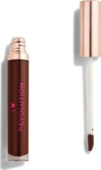 Блеск для губ Makeup Revolution I Heart Revolution Lip Gloss Mocha, 1 шт. цена и информация | Помады, бальзамы, блеск для губ | pigu.lt