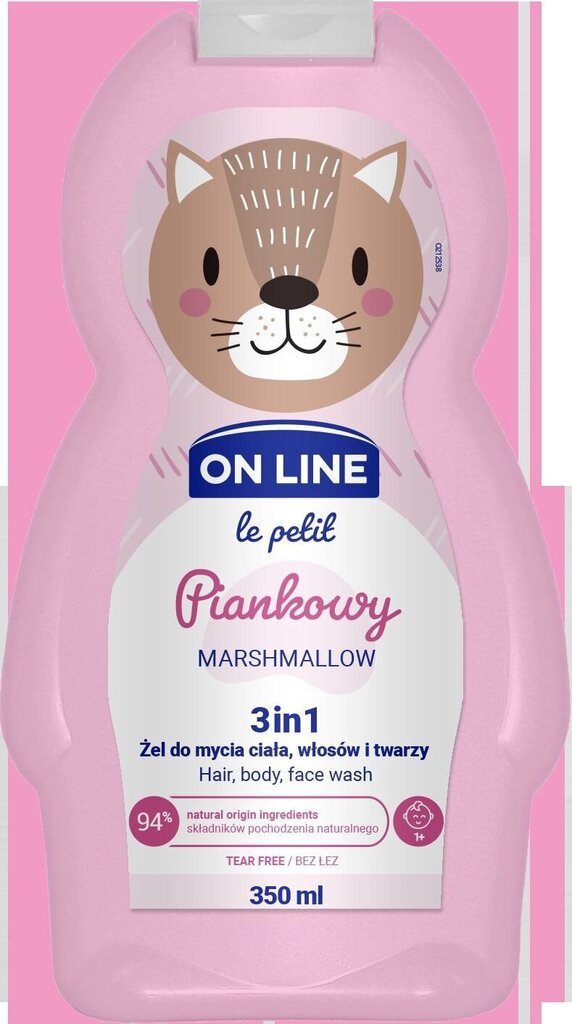 Prausimosi putos vaikams On Line Le Petit, 350 ml kaina ir informacija | Kosmetika vaikams ir mamoms | pigu.lt