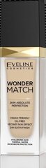 Eveline Wonder Match Тональный крем, адаптирующийся к цвету лица № 10 Light Vanilla 30 мл цена и информация | Пудры, базы под макияж | pigu.lt