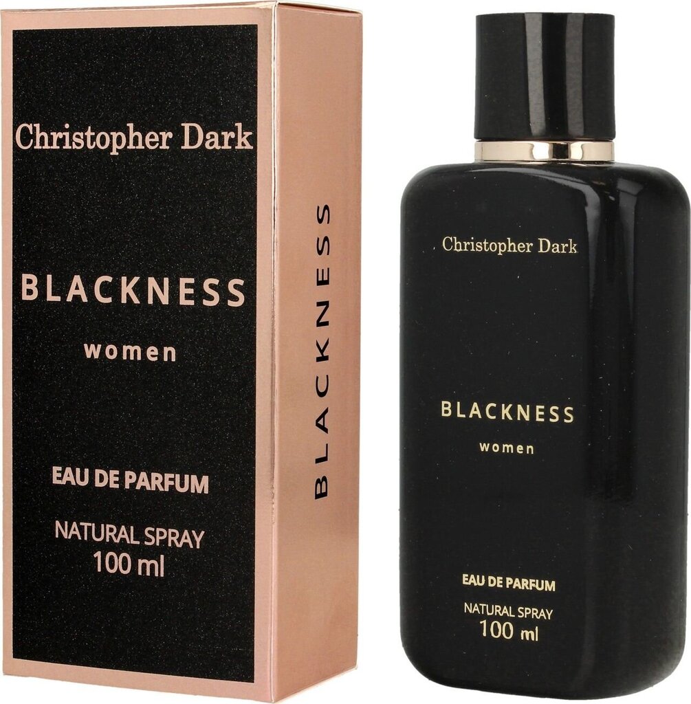 Kvapusis vanduo Christopher Dark Woman Blackness EDP moterims 100 ml цена и информация | Kvepalai moterims | pigu.lt