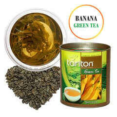 Банановый Цейлонский зеленый крупнолистовой чай Tarlton Banana Green tea, 100г цена и информация | Чай | pigu.lt