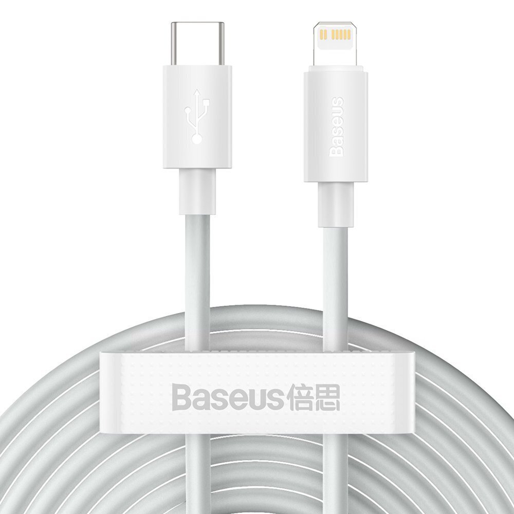 Kabelis Baseus 2x USB C tipo laidas - Lightning 20 W 1,5 m 101297 цена и информация | Laidai telefonams | pigu.lt