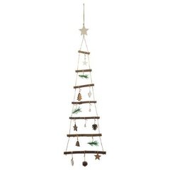 Pakabinama medinė dekoracija Deco Tree 75cm kaina ir informacija | Kalėdinės dekoracijos | pigu.lt