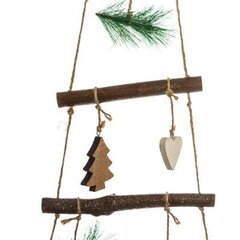 Pakabinama medinė dekoracija Deco Tree 75cm kaina ir informacija | Kalėdinės dekoracijos | pigu.lt