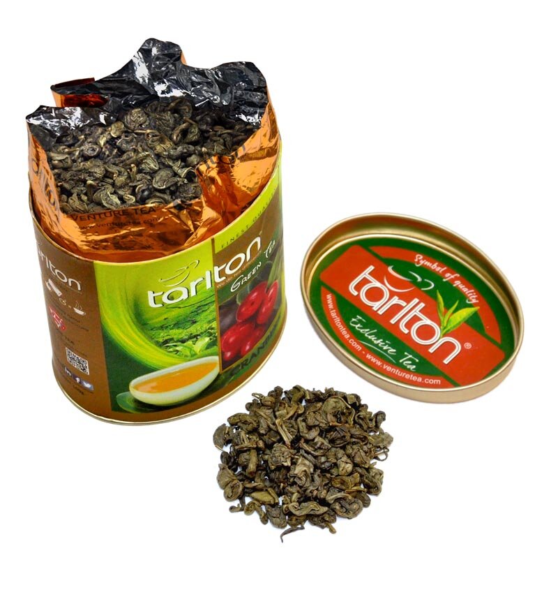 Tarlton Light Cranberry Green tea, švelni spanguolių, Ceilono žalia, biri, didelių lapų arbata, 100g kaina ir informacija | Arbata | pigu.lt