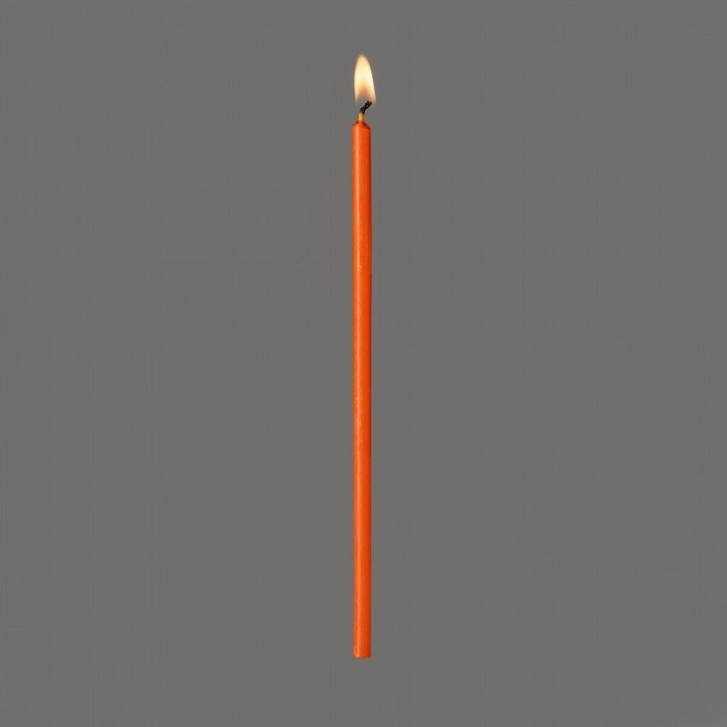 350 vnt. Bičių vaško žvakių "Danilovo" oranžinės spalvos, 1000 g No140 kaina ir informacija | Bažnytinės žvakės, žvakidės | pigu.lt
