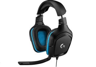 Logitech G432 Surround Sound Gaming kaina ir informacija | Logitech Išoriniai kompiuterių aksesuarai | pigu.lt