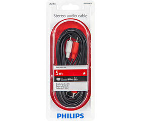 Philips, 2RCA-2RCA, 5 м цена и информация | Кабели и провода | pigu.lt