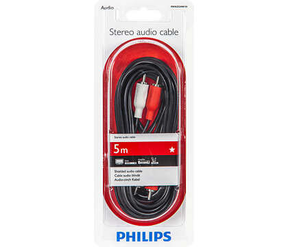 Philips, 2RCA-2RCA, 5 m kaina ir informacija | Kabeliai ir laidai | pigu.lt