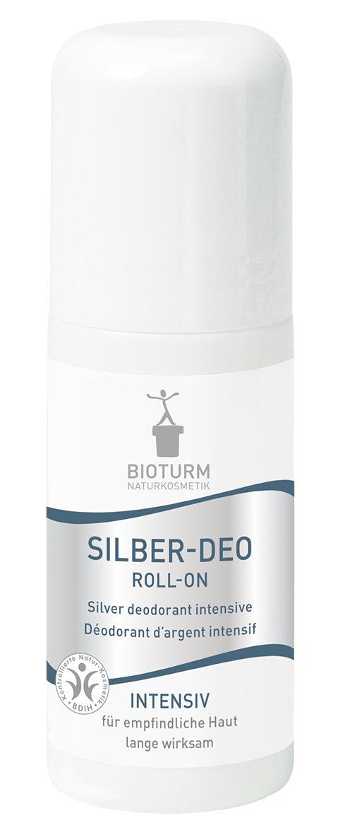 Intensyvus rutulinis dezodorantas su aktyviuoju sidabru Bioturm 50 ml