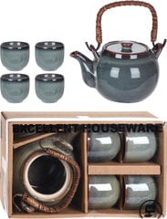 Excellent Houseware arbatos servizas, 5 dalių kaina ir informacija | Taurės, puodeliai, ąsočiai | pigu.lt
