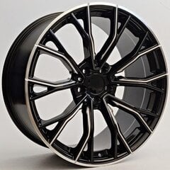 Omni 5X120 Black Milling 8.5R20 5X120/30 72.56 kaina ir informacija | Ratlankiai | pigu.lt