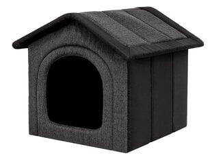 Лежак-конура Hobbydog Inari Grey Black, 38x32 см цена и информация | Лежаки, домики | pigu.lt