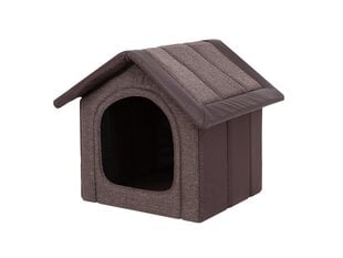 Лежак-конура Hobbydog Inari Brown Eco, 38x32 см цена и информация | Лежаки, домики | pigu.lt