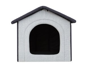 Guolis-būda Hobbydog Inari Grey Dark Blue, 38x32 cm kaina ir informacija | Guoliai, pagalvėlės | pigu.lt