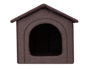 Лежак-конура Hobbydog Inari Dark Brown, 44x38 см цена и информация | Лежаки, домики | pigu.lt