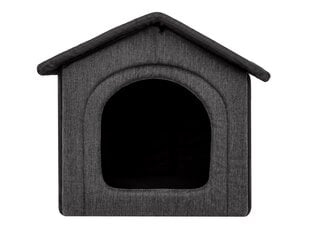 Лежак-конура Hobbydog Inari Grey Black, 52x46 см цена и информация | Лежаки, домики | pigu.lt