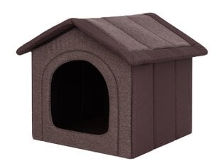 Лежак-конура Hobbydog Inari Dark Brown, 52x46 см цена и информация | Лежаки, домики | pigu.lt
