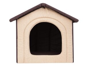 Лежак-конура Hobbydog Inari Beige Brown, 52x46 см цена и информация | Лежаки, домики | pigu.lt