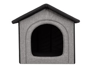 Лежак-конура Hobbydog Inari Light Grey Black, 60x55 см цена и информация | Лежаки, домики | pigu.lt