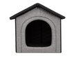 Guolis-būda Hobbydog Inari Light Grey Black, 60x55 cm kaina ir informacija | Guoliai, pagalvėlės | pigu.lt