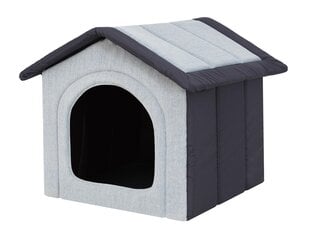 Guolis-būda Hobbydog Inari Grey Dark Blue, 60x55 cm kaina ir informacija | Guoliai, pagalvėlės | pigu.lt