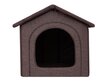 Guolis-būda Hobbydog Inari Dark Brown, 76x72 cm kaina ir informacija | Guoliai, pagalvėlės | pigu.lt