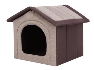 Лежак-конура Hobbydog Inari Cappuccino Brown, 76x62 см цена и информация | Лежаки, домики | pigu.lt