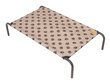 Hobbydog gultas Iron Beige Paws L, 80x42x15 cm цена и информация | Guoliai, pagalvėlės | pigu.lt