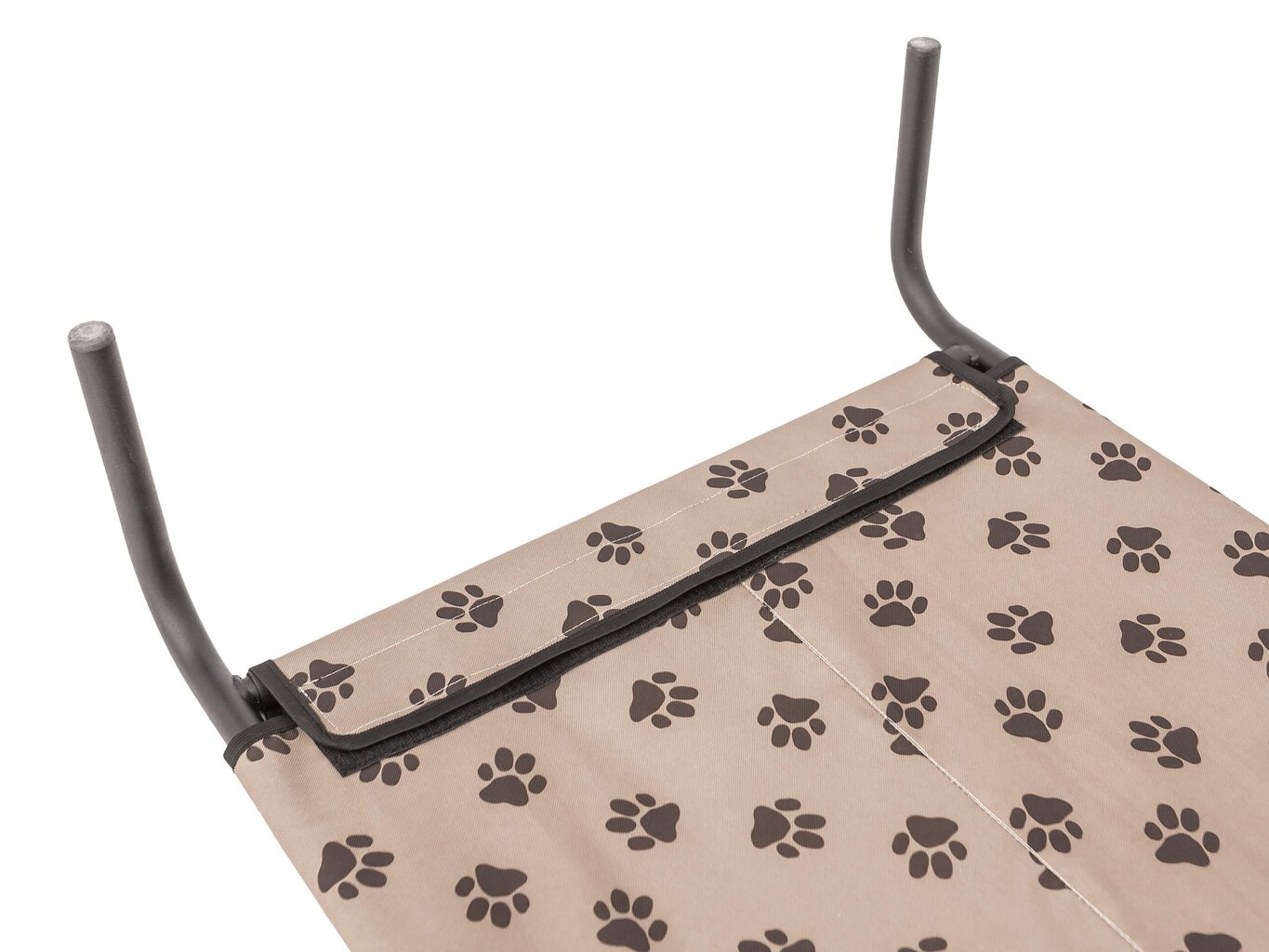 Hobbydog gultas Iron Beige Paws L, 80x42x15 cm цена и информация | Guoliai, pagalvėlės | pigu.lt