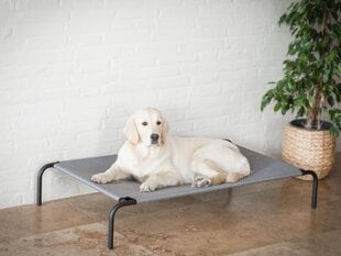 Hobbydog gultas Iron Grey Linen XL, 100x55x20 cm kaina ir informacija | Guoliai, pagalvėlės | pigu.lt