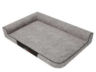 Hobbydog лежак Best Grey XL, 100x66x18 см цена и информация | Лежаки, домики | pigu.lt