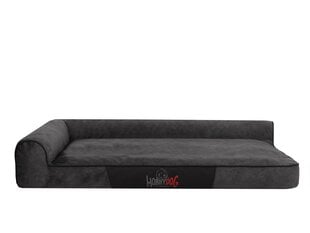Hobbydog лежак Best Black XXL, 115x80x18 см цена и информация | Лежаки, домики | pigu.lt