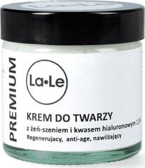 Крем для лица La Le Cosmetics Ginseng with Hyaluronic Acid, 60 мл цена и информация | Кремы для лица | pigu.lt