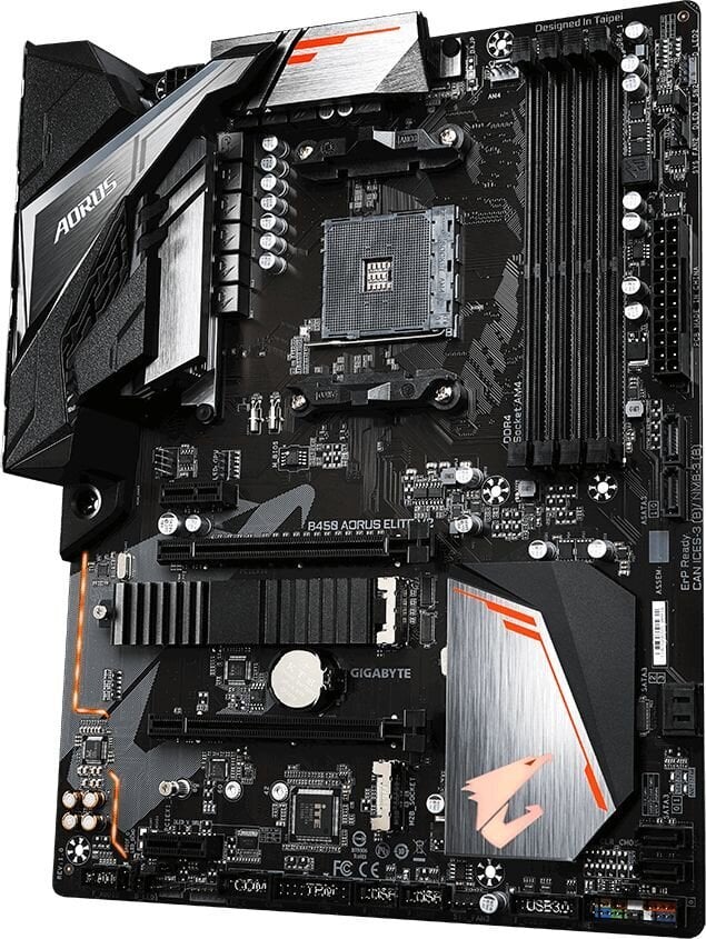 Gigabyte B450 Aorus Elite V2 (rev. 1.0) kaina ir informacija | Pagrindinės plokštės | pigu.lt