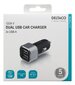 DELTACO USB, USB-A, 2,4 A kaina ir informacija | Krovikliai telefonams | pigu.lt