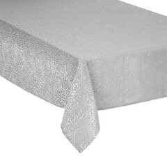 Pilka staltiesė sidabrinėmis dekoracijomis 140x240cm kaina ir informacija | Staltiesės, servetėlės | pigu.lt