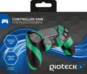 Gioteck Silicone Skin Green Camo PS4 цена и информация | Джойстики | pigu.lt