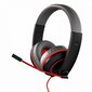 Gioteck XH100S Gaming Stereo Headset - Grey/Red (PS4, Xbox One, PC) kaina ir informacija | Ausinės | pigu.lt