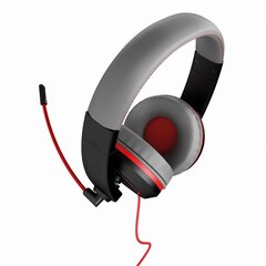 Gioteck XH100S Gaming Stereo Headset - Grey/Red (PS4, Xbox One, PC) цена и информация | Наушники | pigu.lt