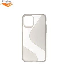 Задний чехол-крышка TakeMe Clear серии, прозрачный, 2мм, тонкий, для Realme C35 цена и информация | Чехлы для телефонов | pigu.lt