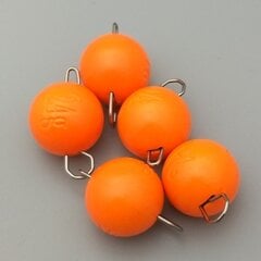 Volframinė čeburaška Chebs 8g, oranžinė kaina ir informacija | Svareliai žvejybai | pigu.lt