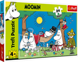 Dėlionė Maxi Trefl Moomins (Mumiai Troliai), 24 d. kaina ir informacija | Dėlionės (puzzle) | pigu.lt